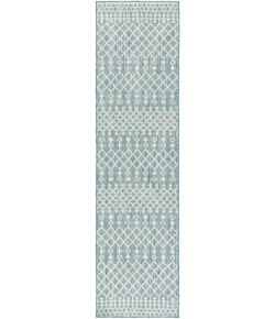 Nourison Home Positano POS02 Aqua 2 ft. 2 in. X 8 ft. Area Rug