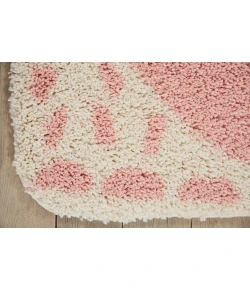 Nourison Home Hudson DS100 Pink 4 ft. X Freeform Area Rug