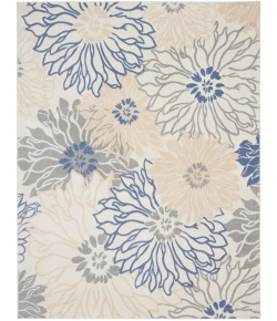 Nourison Home Passion PSN17 Ivory Grey Blue 8 ft. X 10 ft. Area Rug