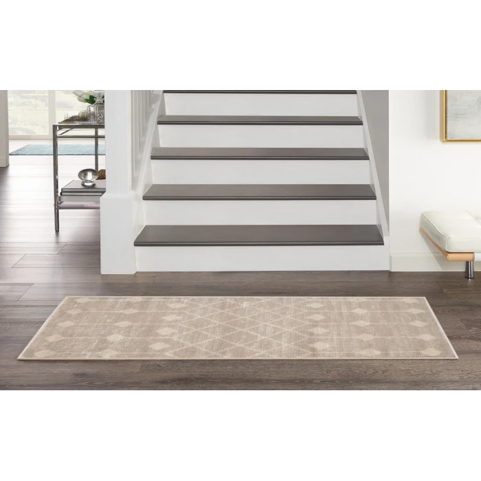 Nourison Grafix Beige GRF37 2 ft. X 4 ft. Rectangle Rug