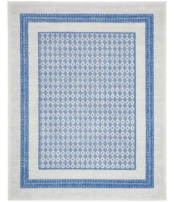 Nourison Home Whimsicle WHS13 Ivory Blue 8 ft. 4 in. X 11 ft. 6 in. Area Rug