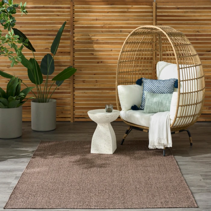 Nourison Tulum Brown TLM03 4 ft. X 6 ft. Rect. Rug