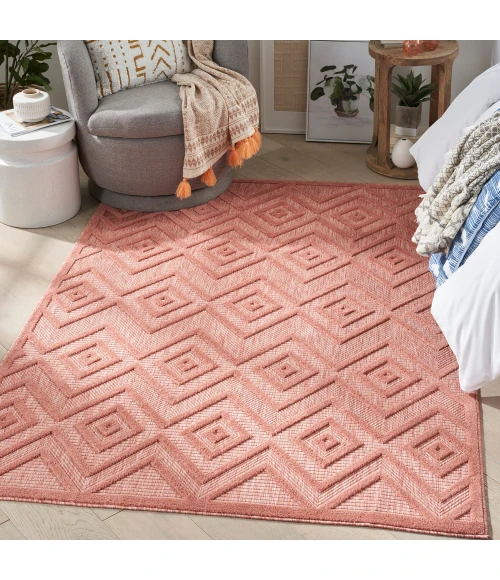 Nourison Versatile Area Rug NRV01 Coral/Orange