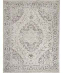 Nourison Home Tranquil TRA05 Ivory/Grey 8 ft. X 10 ft. Area Rug