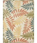 Nourison Aloha Ivory Rose ALH18 7 ft. 10 in. X 10 ft. 6 in. Rect. Rug