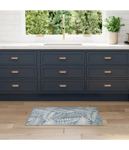 Nourison Aloha Blue ALH18 2 ft. 8 in. X 4 ft. Rect. Rug