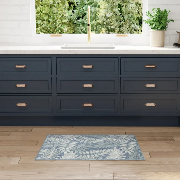 Nourison Aloha Blue ALH18 2 ft. 8 in. X 4 ft. Rect. Rug