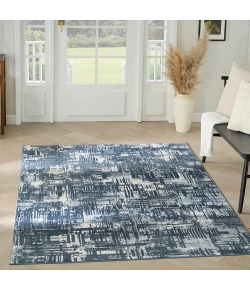 Nourison Dekor Slate DEK11 5 ft. 3 in. X 7 ft. Rect. Rug