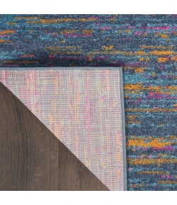 Nourison Passion Blue Multicolor PSN35 5ft.3in. x 7ft.3in. Rect. Rug