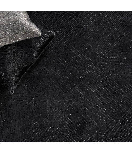 Michael Amini Ma30 Star Area Rug SMR01 Black
