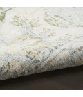 Nourison Astra Machine Washable Blue Green ASW12 2ft.2in. x 12ft. Rect. Rug