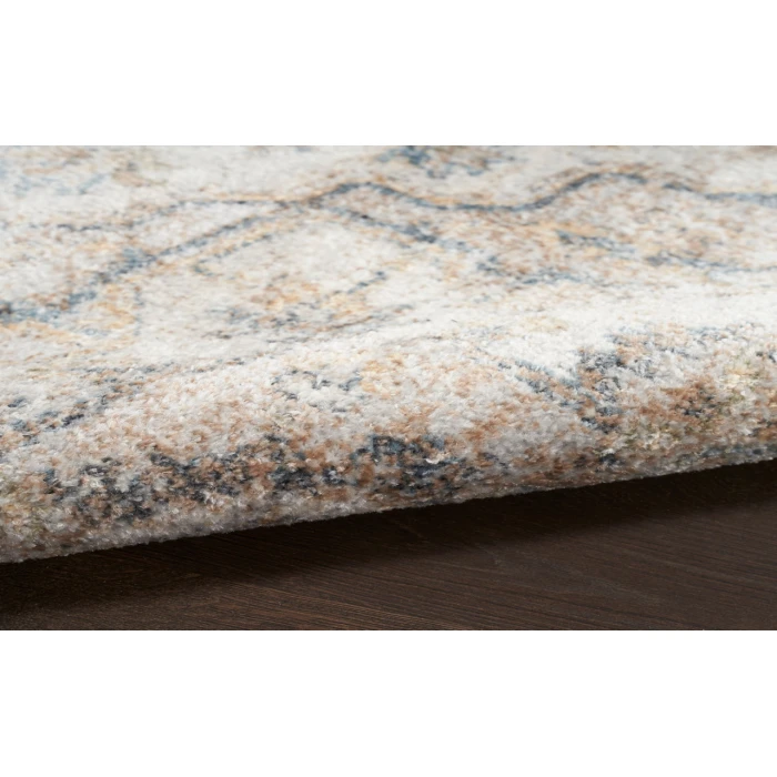 Nourison Astra Machine Washable Silver Grey ASW12 2 ft. X 6 ft. Rectangle Rug