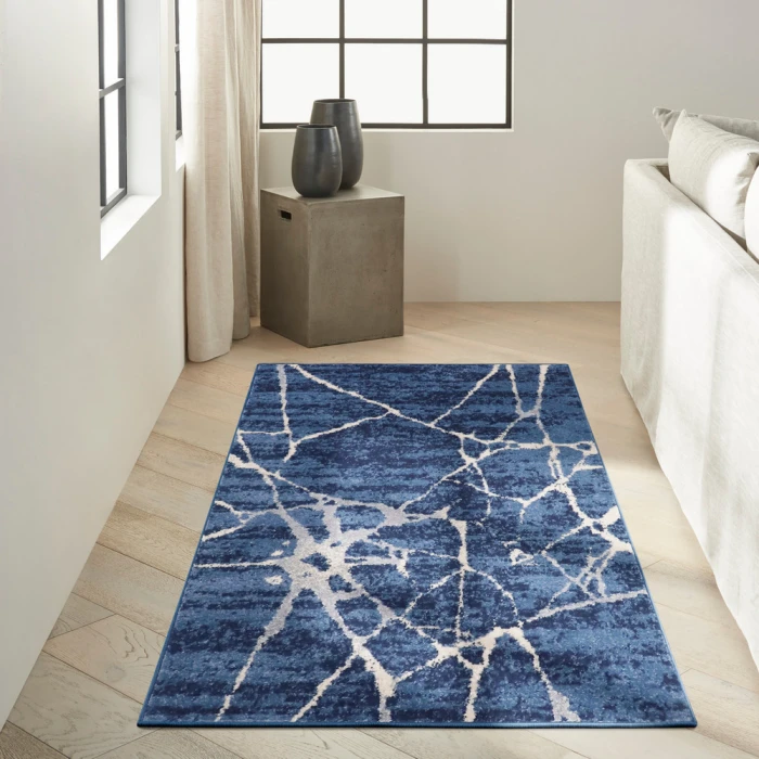 Calvin Klein River Flow Area Rug RFV05 Blue