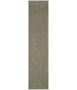 Nourison Home Tulum TLM04 Olive 2 ft. 2 in. X 10 ft. Area Rug