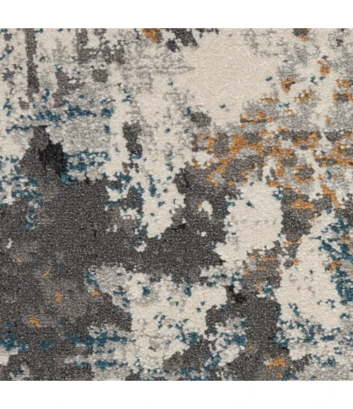 Nourison Home Tangra Grey TNR01 7ft.10in. x 9ft.10in. Rect. Rug