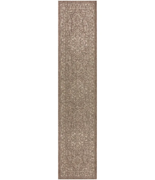 Nourison Tulum Brown TLM05 2 ft. 2 in. X 10 ft. Rect. Rug