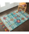 Nourison Nomad Aqua NMD04 2ft.2in. x 4ft. Rect. Rug