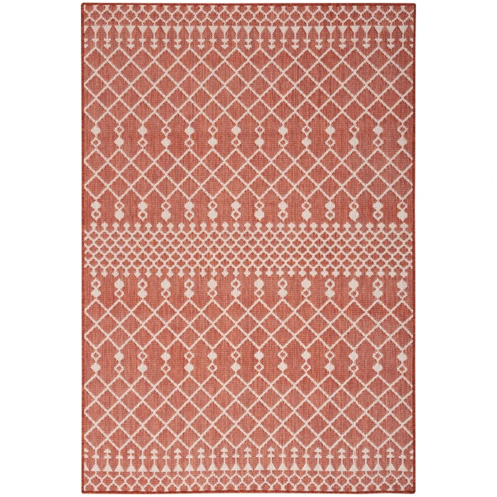 Nourison Positano Terracotta POS02 4 ft. X 6 ft. Rect. Rug