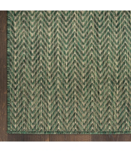 Nourison Horizon Indoor/Outdoor Green HOZ02 3 ft. X 5 ft. Rect. Rug