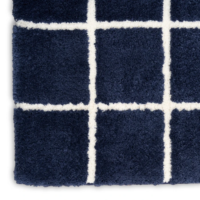 DKNY West End Ave Navy Ivory WTE01 4 ft. X 6 ft. Rect. Rug