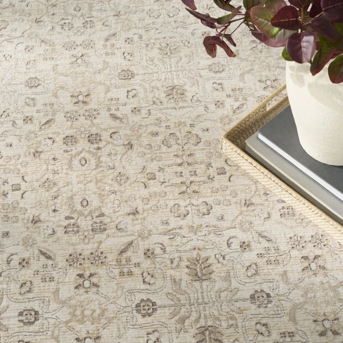 Nourison Soft Mist Beige SMI02 9ft. x 12ft. Rect. Rug