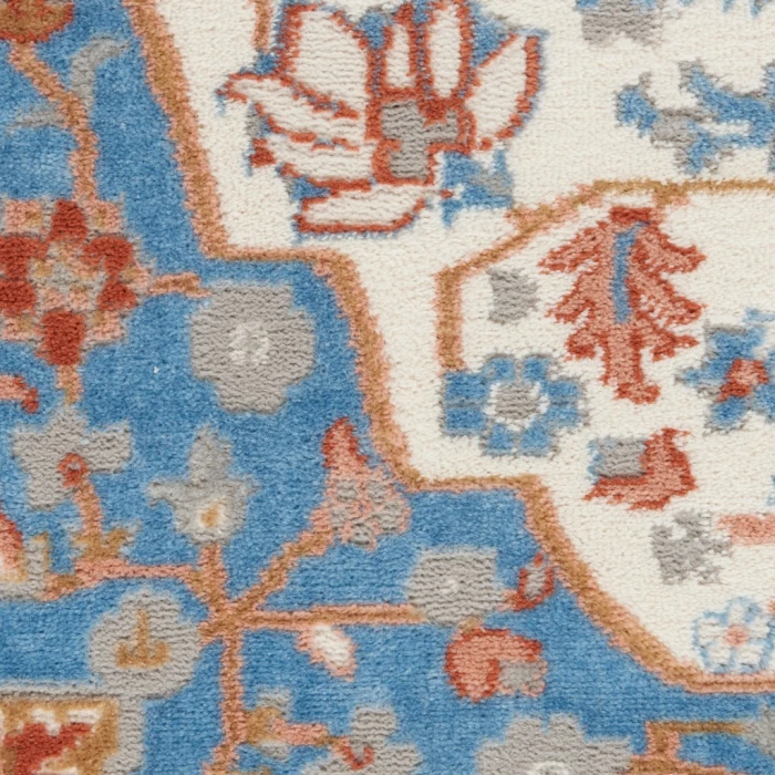 Nourison Elation Area Rug ETN09-Ivory Blue