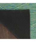 Nourison Washable Solutions Blue/Green WSL01 10 ft. X 14 ft. Rect. Rug