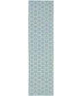 Nourison Twist Reversible Aqua TWS01 6 ft. Rect. Rug