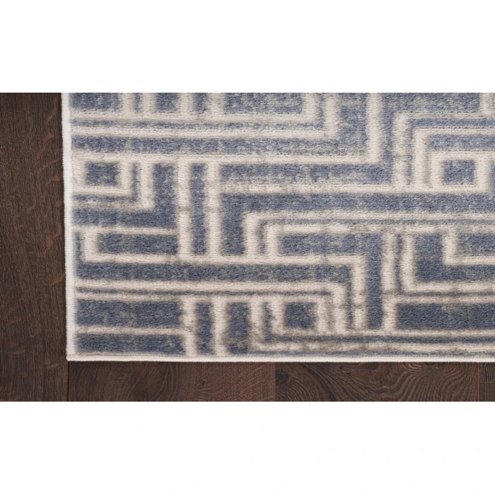 Nourison Serenity Home Blue Ivory SRH04 9 ft. X 12 ft. Rectangle Rug