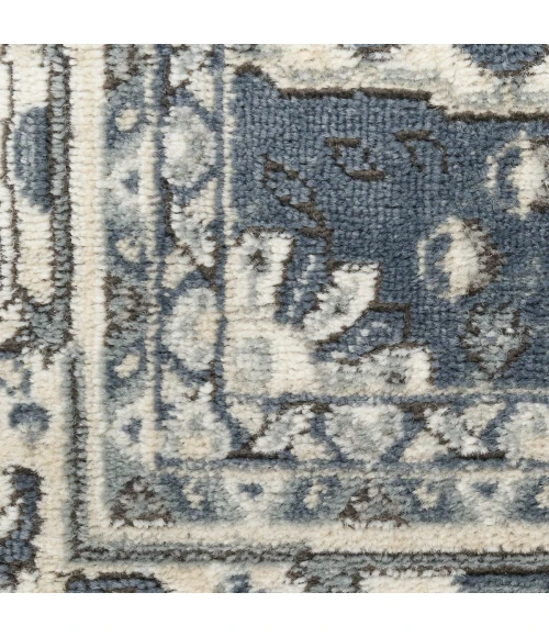 Nourison Quarry Navy Ivory QUA18 8 ft. X 10 ft. Rect. Rug