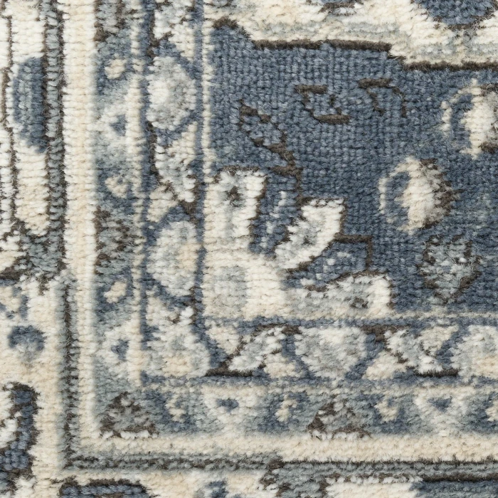 Nourison Quarry Navy Ivory QUA18 8 ft. X 10 ft. Rect. Rug
