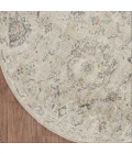 Nourison Oushak Home Cream OUS01 7 ft. 10 in. X Round Rug
