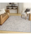Nourison Home Botanical Washables Grey BOT04 4ft. x 6ft. Rect. Rug