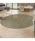 Nourison Tulum Olive TLM02 8 ft. X Round Rug