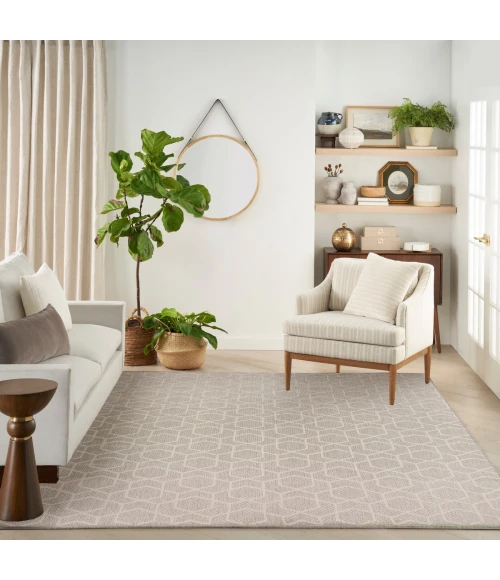 Nourison Horizon Indoor/Outdoor Grey HOZ01 9 ft. X 12 ft. Rect. Rug