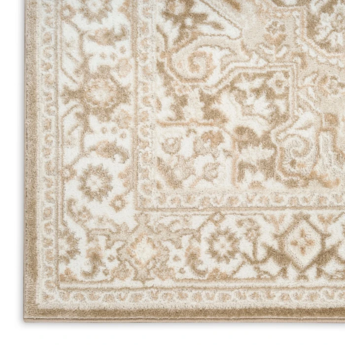 Nourison Dekor Taupe Ivory DEK08 7 ft. 10 in. x 9 ft. 10 in. Rect. Rug