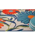 Nourison Aloha Multicolor ALH33 5 ft. Square Rug