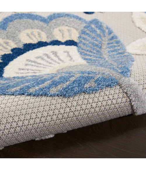 Nourison Aloha Area Rug ALH25-Blue/Grey
