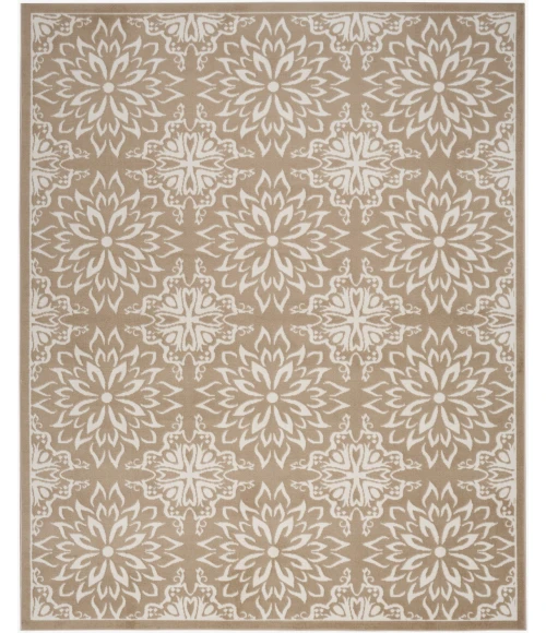 Nourison Jubilant Taupe JUB06 9 ft. X 12 ft. Rect. Rug
