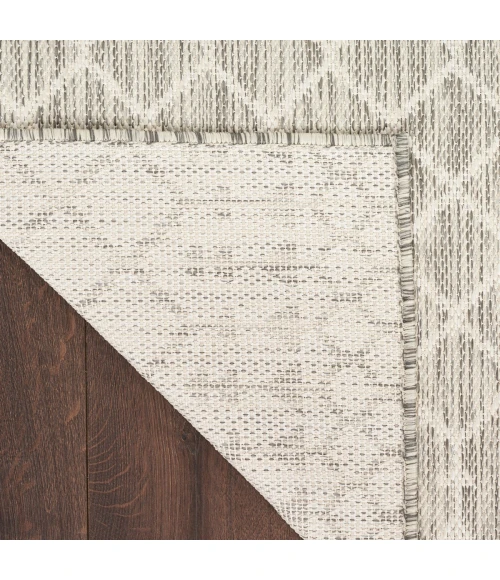 Nourison Positano Light Grey POS02 2 ft. X 6 ft. Rect. Rug