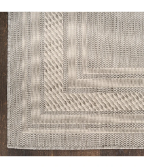 Nourison Horizon Indoor/Outdoor Grey HOZ03 10 ft. X 14 ft. Rect. Rug