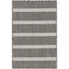 Nourison Positano Charcoal Ivory POS03 3ft. x 5ft. Rect. Rug