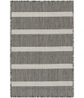 Nourison Positano Charcoal Ivory POS03 3ft. x 5ft. Rect. Rug