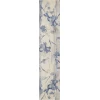 Nourison Home Somerset ST18 Ivory Blue 2 ft. 3 in. X 10 ft. Area Rug