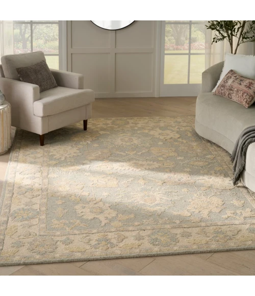 Nourison Maison Blue Ivory MSO03 6 ft. X 9 ft. Rect. Rug