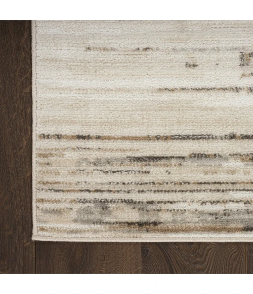 Nourison Serenity Home Ivory Beige SRH03 2 ft. 2 in. X 6 ft. Rect. Rug