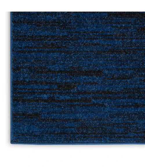 Nourison Essentials Midnight Blue Area Rug NRE01-Midnight Blue
