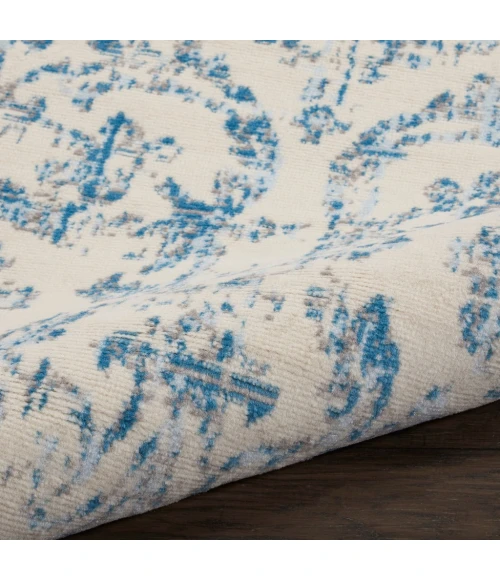 Nourison Jubilant Area Rug JUB09-Ivory Blue