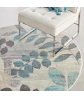 Nourison Tranquil Area Rug TRA01 Ivory/Light Blue