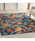 Nourison Allur Area Rug ALR09-Navy Multicolor